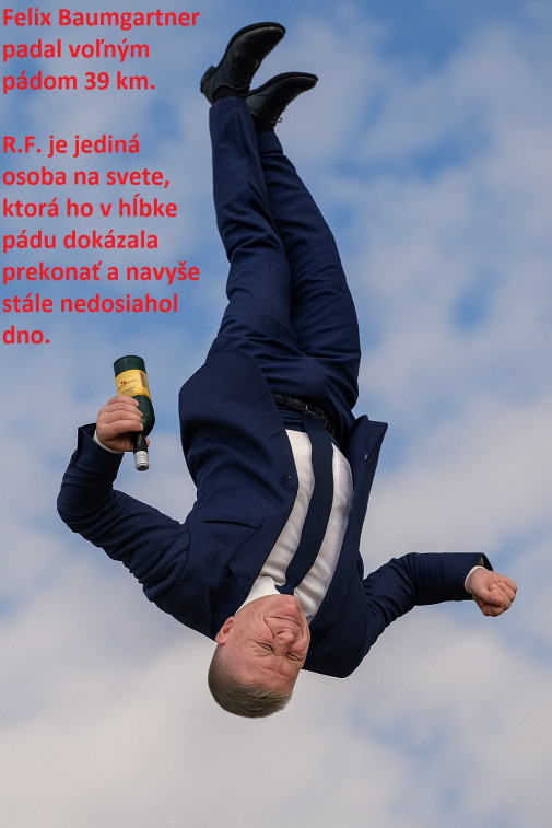 voľným pádom